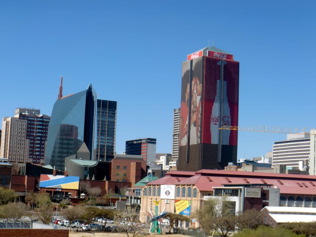 Le meilleur itinéraire pour visiter l’Afrique du Sud en 2 semaines : le centre ville de Johannesburg 